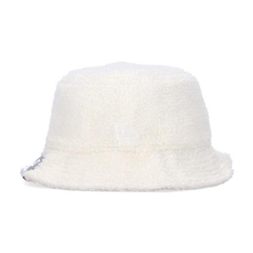 New Era Sherpa Bucket Ljus Kräm Damhatt White, Unisex