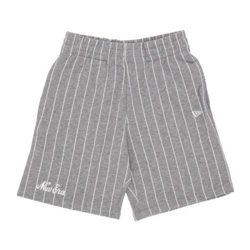 New Era Randiga Shorts Heather Grey/Vit Gray, Herr