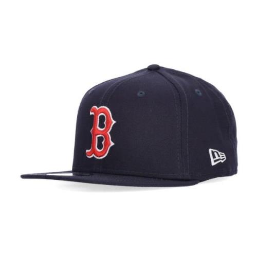 New Era Boston Red Sox Platt Skärm Keps Blue, Unisex