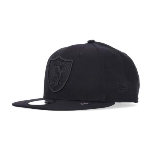 New Era Lasrai Svart Flat Skärmkeps Black, Unisex