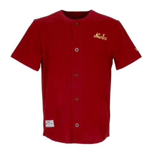 New Era Premium Jersey Baseball Tunika Röd/Gul Red, Herr