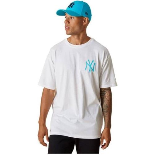 New Era T-shirt White, Herr