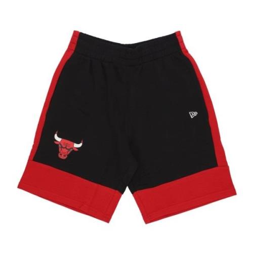 New Era Chicago Bulls Färgblock Shorts Black, Herr