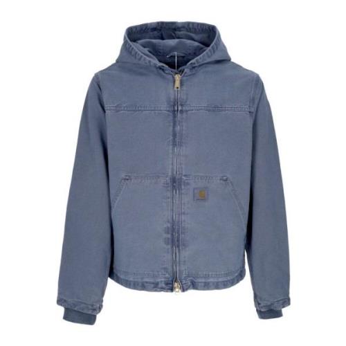 Carhartt Wip Storm Blå Lättvikts Huva Jacka Blue, Herr