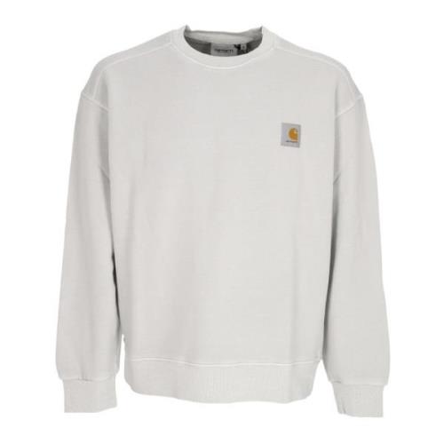 Carhartt Wip Silver Sonic Crew Neck Sweatshirt Gray, Herr