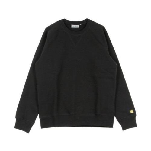 Carhartt Wip Chase Sweatshirt Svart/guld Black, Herr