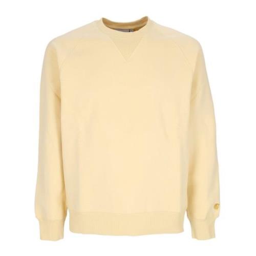 Carhartt Wip Citron/Guld Crewneck Sweatshirt Beige, Herr