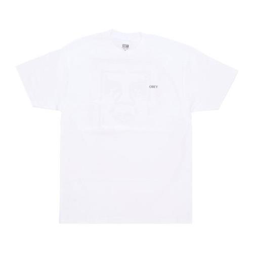 Obey Klassisk Vit Herr T-shirt White, Herr