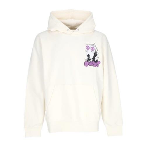 Obey Peace Eyes Box Fit Hoodie Beige, Herr