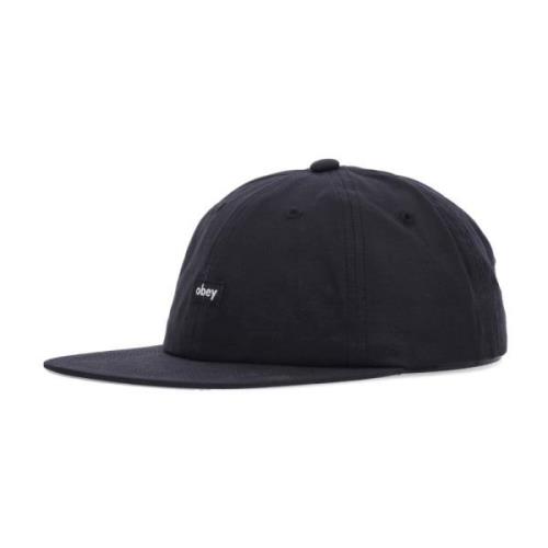 Obey Platt Skärm Justerbar Keps Svart Black, Unisex