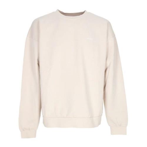 Obey Lättvikts Crewneck Sweatshirt Pigment Clay Beige, Herr