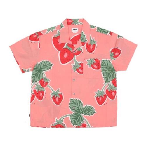 Obey Jumbo Berries Flamingo Pink Skjorta Multicolor, Herr