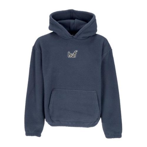 HUF Blå Natt Hoodad Fleece Tröja Blue, Herr