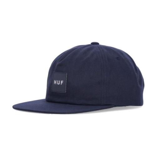 HUF Flat visirkeps Snapback Navy Blue, Herr