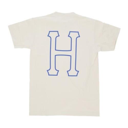 HUF Mäns Tee Bone T-shirt Regular Fit White, Herr