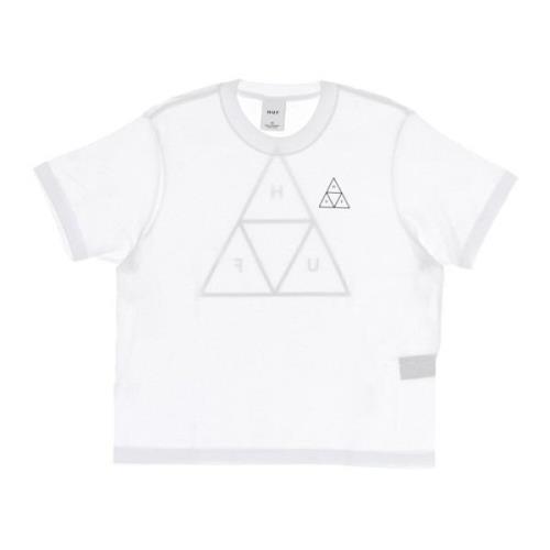 HUF Vit Relax Tee med Triple Triangle White, Dam