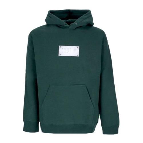 HUF Grön Hoodie med Känguruficka Green, Herr