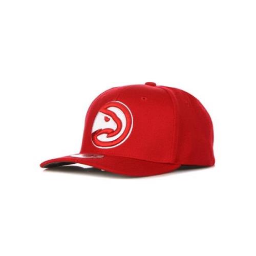 Mitchell & Ness Atlanta Hawks 3D Logo Snapback Cap Red, Unisex