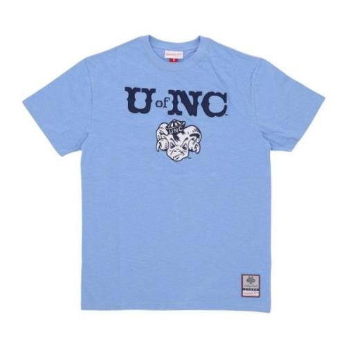 Mitchell & Ness Ncaa Tar Heels Basketball Team Tee Blue, Herr