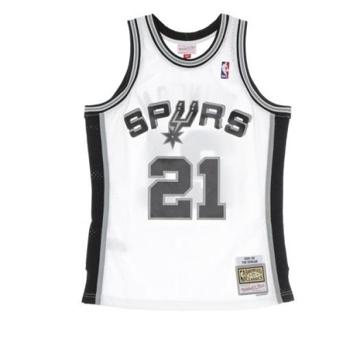 Mitchell & Ness Tim Duncan NBA Swingman Tank Top White, Herr