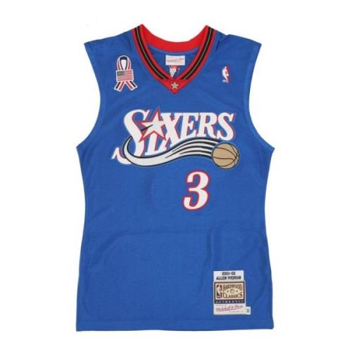 Mitchell & Ness Allen Iverson NBA Basketboll Tank Top Blue, Herr