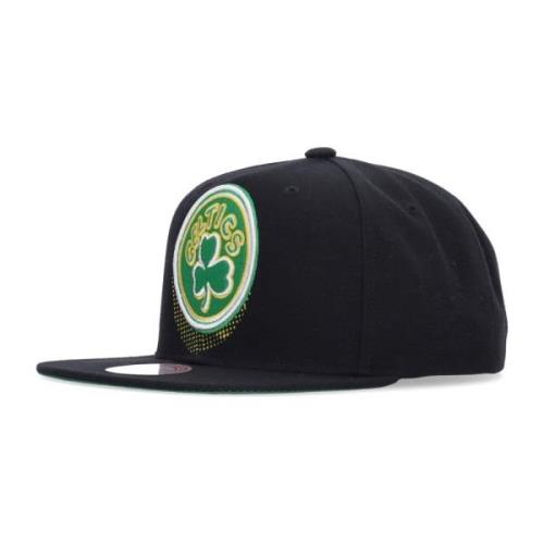 Mitchell & Ness Boston Celtics Platt Skärm Keps Svart Black, Herr