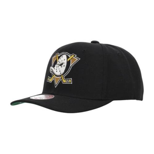 Mitchell & Ness Anaheim Ducks Böjd Skärm Keps Svart Black, Herr