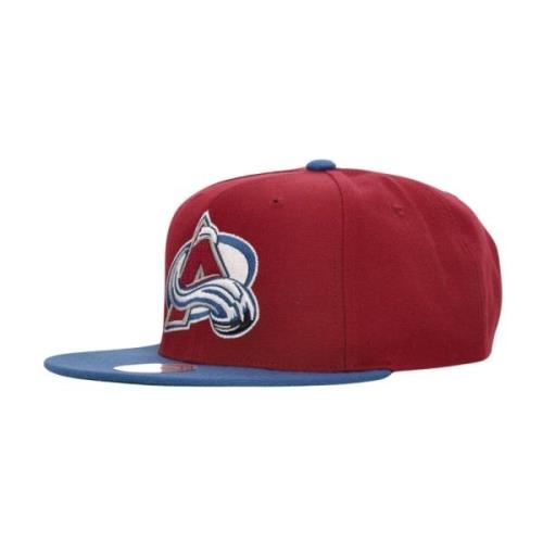 Mitchell & Ness Colorado Avalanche Flat Skärm Keps Red, Herr