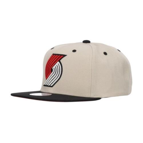 Mitchell & Ness Portland Trail Blazers Snapback Keps Beige, Herr