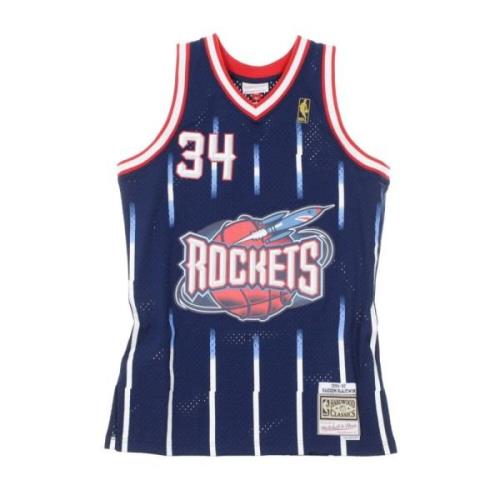 Mitchell & Ness Vintage NBA Swingman Jersey Hakeem Olajuwon Blue, Herr