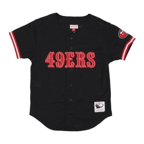 Mitchell & Ness NFL San Francisco 49ers Mesh Jacka Black, Herr