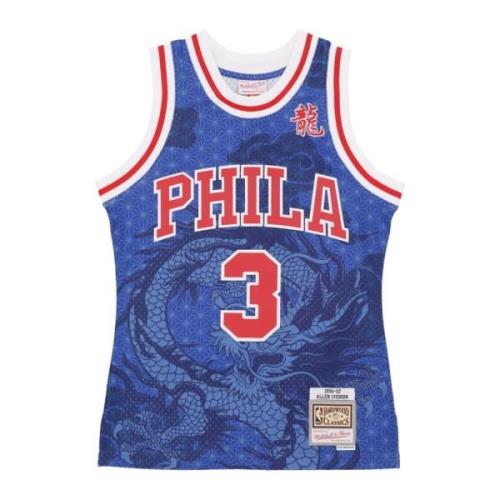 Mitchell & Ness NBA Asian Heritage Swingman Jersey Blue, Herr