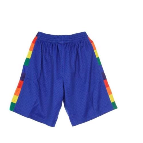 Mitchell & Ness NBA Swingman Basketball Shorts 1991-92 Blue, Herr