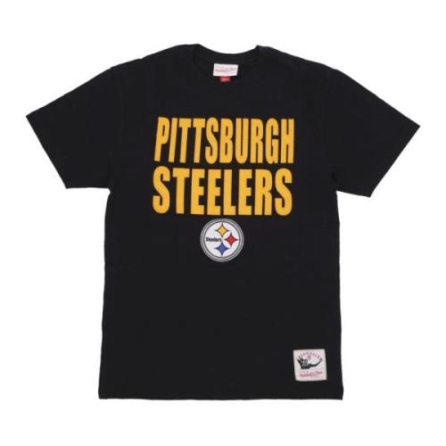 Mitchell & Ness Pittsburgh Steelers NFL Tee Shirt Black, Herr