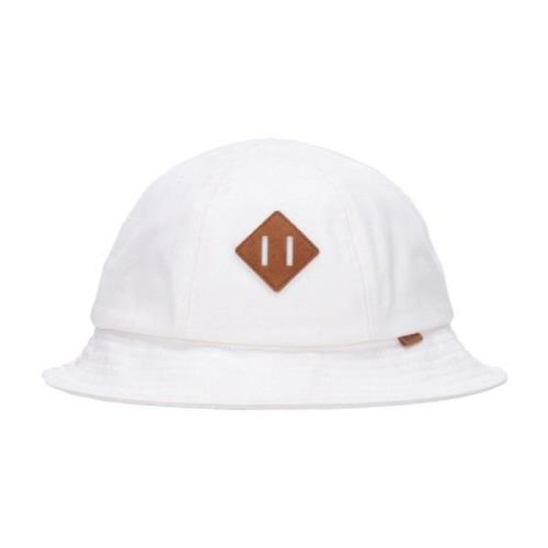 Herschel Tan Diamond Blanc De Blanc Bucket Hat White, Herr