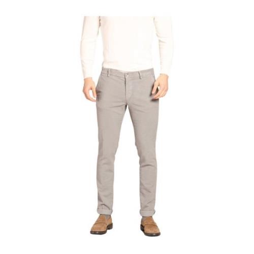 Mason's Slim Fit Chino Byxor Milano Style Gray, Herr