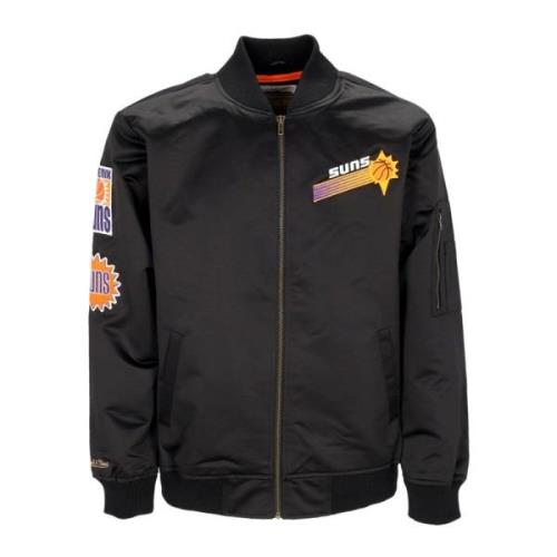 Mitchell & Ness NBA Phoenix Suns Bomber Jacket Black, Herr