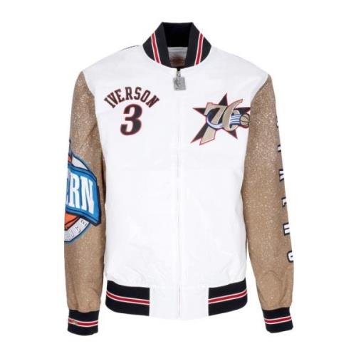 Mitchell & Ness NBA Burst Bomberjacka Allen Iverson Multicolor, Herr