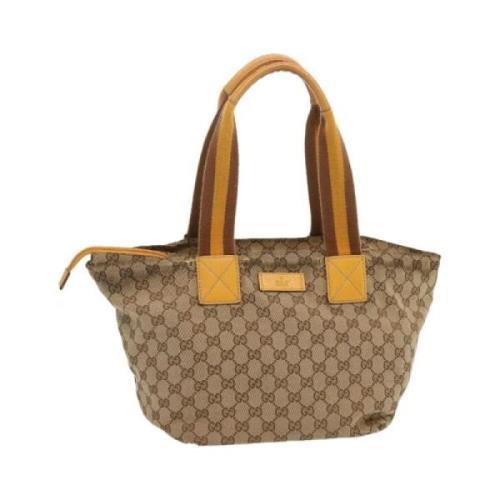 Gucci Vintage Pre-owned Canvas gucci-vskor Yellow, Dam