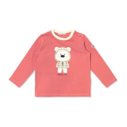 Moncler Långärmad T-shirt Pink, Unisex