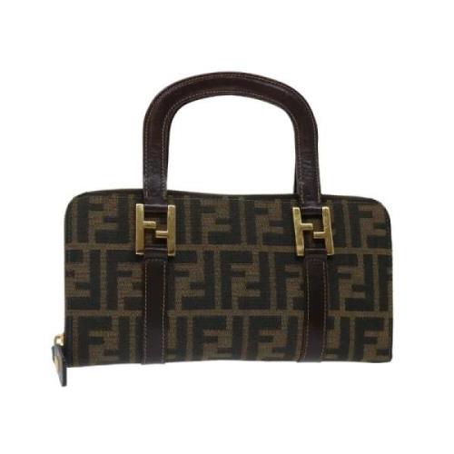 Fendi Vintage Pre-owned Canvas fendi-vskor Brown, Dam