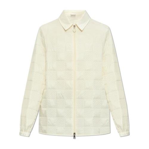 Moncler Jacka Camicia Beige, Dam