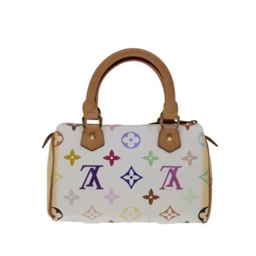 Louis Vuitton Vintage Pre-owned Canvas handvskor White, Dam