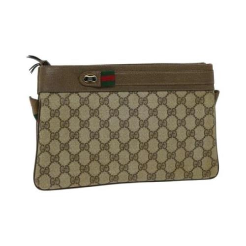 Gucci Vintage Pre-owned Tyg gucci-vskor Beige, Dam