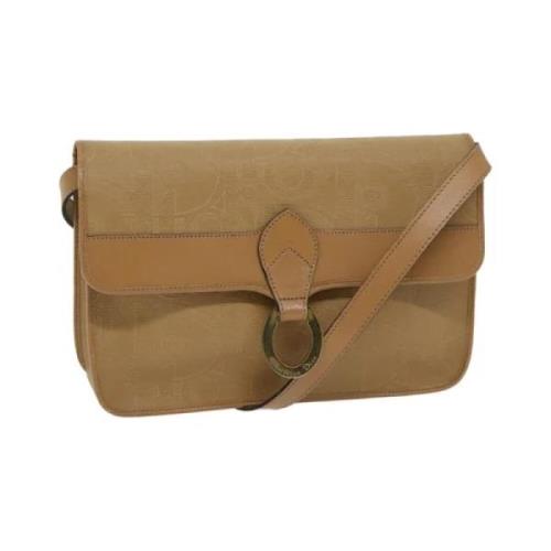 Dior Vintage Pre-owned Canvas dior-vskor Beige, Dam