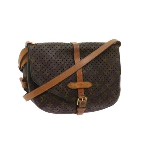 Louis Vuitton Vintage Pre-owned Canvas louis-vuitton-vskor Brown, Dam