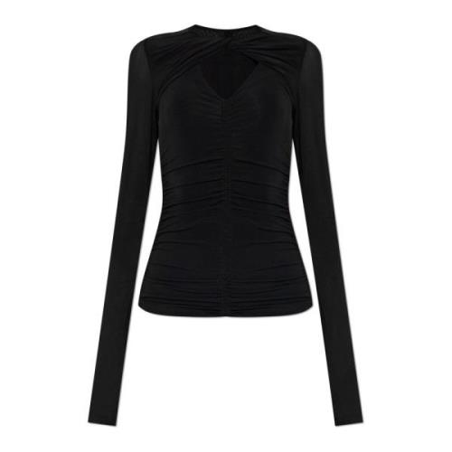 Isabel Marant Top Vandalia Black, Dam