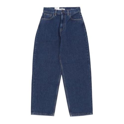 Carhartt Wip Vida jeans i tung bomull Blue, Dam