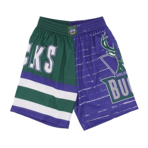 Mitchell & Ness Milwaukee Bucks Basketball Shorts Multicolor, Herr