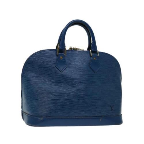 Louis Vuitton Vintage Pre-owned Laeder handvskor Blue, Dam